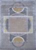 caliedo grey and black wool and viscose hand tufted Rug - HeadShot caliedo grey and black wool and viscose hand tufted Rug - HeadShot