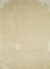 white noise gold wool and viscose hand tufted Rug - HeadShot