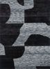white noise grey and black wool and viscose hand tufted Rug - HeadShot white noise grey and black wool and viscose hand tufted Rug - HeadShot