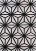 contour grey and black wool and viscose hand tufted Rug - HeadShot