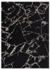  grey and black wool and viscose hand tufted Rug
