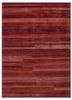 contour red and orange wool and viscose hand tufted Rug - HeadShot contour red and orange wool and viscose hand tufted Rug - HeadShot