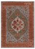 kasbah red and orange wool and viscose hand tufted Rug - HeadShot kasbah red and orange wool and viscose hand tufted Rug - HeadShot