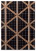 faces beige and brown wool and viscose hand tufted Rug - HeadShot faces beige and brown wool and viscose hand tufted Rug - HeadShot