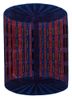 blue blue wool and viscose hand tufted Rug