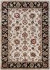 kasbah ivory wool and viscose hand tufted Rug - HeadShot