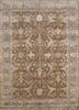 kasbah beige and brown wool and viscose hand tufted Rug - HeadShot