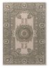  ivory wool and viscose hand tufted Rug
