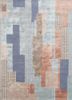 linear ivory wool and viscose hand tufted Rug - HeadShot linear ivory wool and viscose hand tufted Rug - HeadShot