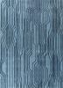 pathways blue wool hand tufted Rug - HeadShot pathways blue wool hand tufted Rug - HeadShot
