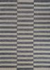 grey and black grey and black wool hand tufted Rug