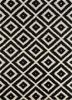 grey and black wool hand tufted Rug