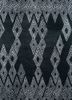 linear grey and black wool and viscose hand tufted Rug - HeadShot linear grey and black wool and viscose hand tufted Rug - HeadShot