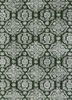 imara green wool hand tufted Rug - HeadShot