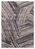 genesis blue wool and viscose hand tufted Rug - HeadShot
