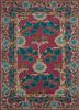 mythos red and orange wool and viscose hand tufted Rug - HeadShot