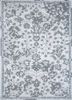 grey and black grey and black wool and viscose hand tufted Rug