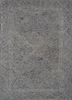 imara grey and black wool hand tufted Rug - HeadShot