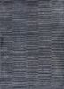 grey and black grey and black wool and viscose hand tufted Rug