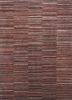 red and orange red and orange wool and viscose hand tufted Rug