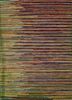 green green wool and viscose hand tufted Rug
