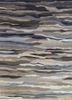 linear grey and black wool hand tufted Rug - HeadShot linear grey and black wool hand tufted Rug - HeadShot