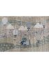 green green wool and viscose hand tufted Rug