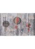 confetti grey and black wool and viscose hand tufted Rug - HeadShot