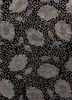 grey and black grey and black wool and viscose hand tufted Rug