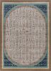 linear ivory wool and viscose hand tufted Rug - HeadShot linear ivory wool and viscose hand tufted Rug - HeadShot