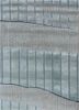 blue blue wool and viscose hand tufted Rug