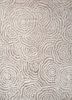 grey and black grey and black wool and viscose hand tufted Rug