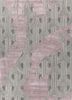 pathways grey and black wool and viscose hand tufted Rug - HeadShot