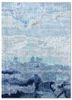 white noise blue wool and viscose hand tufted Rug - HeadShot white noise blue wool and viscose hand tufted Rug - HeadShot