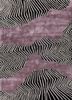 grey and black grey and black wool and viscose hand tufted Rug