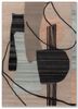 modo beige and brown wool and viscose hand tufted Rug - HeadShot modo beige and brown wool and viscose hand tufted Rug - HeadShot