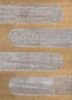 linear grey and black wool and viscose hand tufted Rug - HeadShot linear grey and black wool and viscose hand tufted Rug - HeadShot