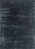 blue blue viscose hand tufted Rug