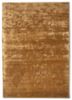 gold gold viscose hand tufted Rug