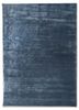 blue blue viscose hand tufted Rug