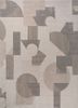 pathways grey and black wool and viscose Rug - HeadShot pathways grey and black wool and viscose Rug - HeadShot