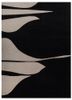 zig zag grey and black wool and viscose hand tufted Rug - HeadShot zig zag grey and black wool and viscose hand tufted Rug - HeadShot