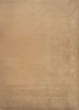  beige and brown wool and viscose hand tufted Rug