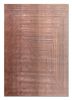 red and orange red and orange wool and viscose hand tufted Rug
