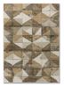 blue blue wool and viscose hand tufted Rug