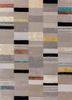 linear ivory wool and viscose hand tufted Rug - HeadShot linear ivory wool and viscose hand tufted Rug - HeadShot