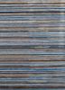 linear blue wool and viscose hand tufted Rug - HeadShot linear blue wool and viscose hand tufted Rug - HeadShot