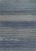 linear blue wool and viscose hand tufted Rug - HeadShot linear blue wool and viscose hand tufted Rug - HeadShot
