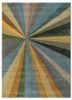 caliedo blue wool and viscose hand tufted Rug - HeadShot caliedo blue wool and viscose hand tufted Rug - HeadShot