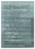  blue wool and viscose hand tufted Rug